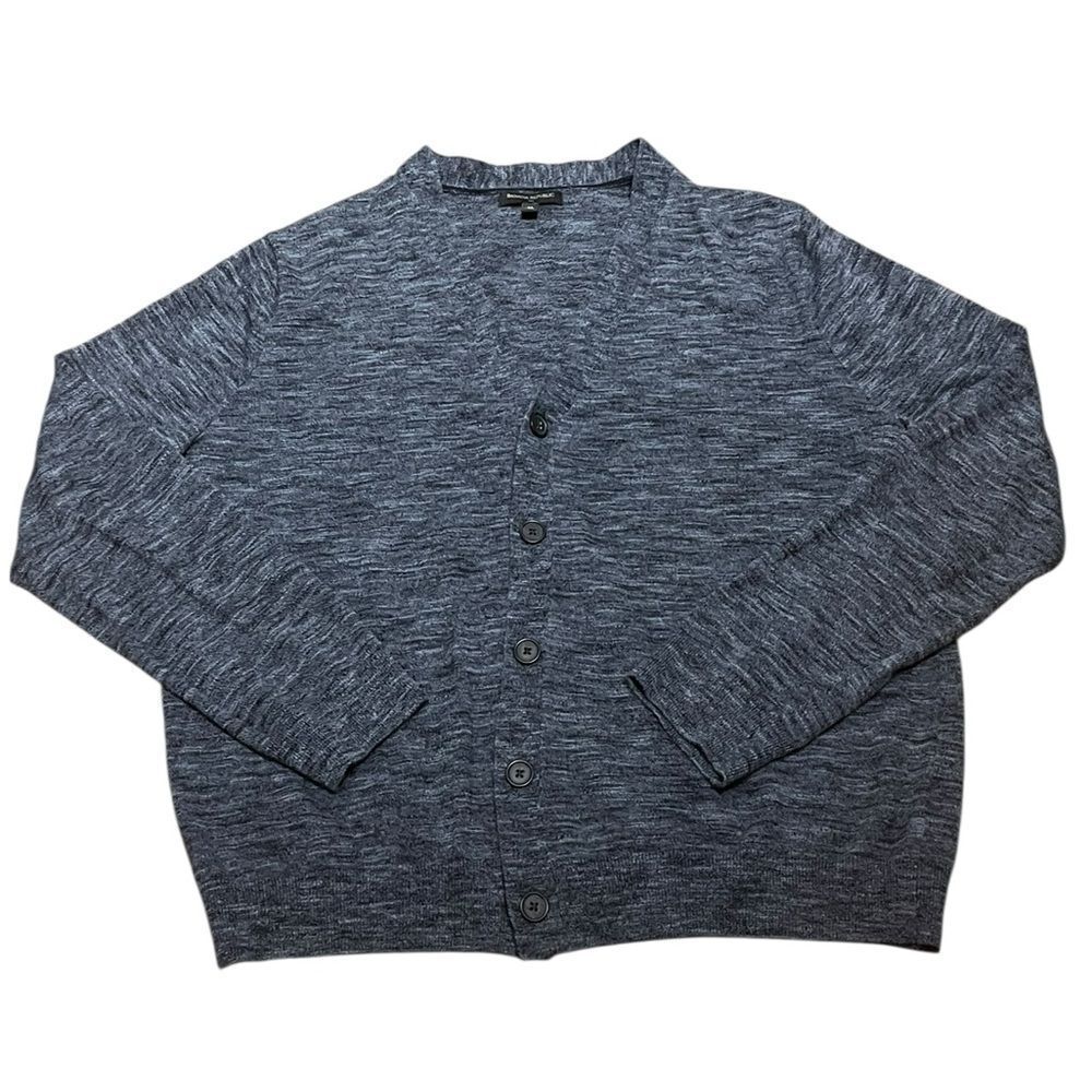 Banana Republic‎ Men's Heather Gray V-Neck Sweater, Size XL
